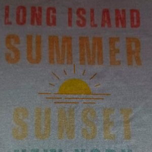 T-Shirt Long Island - Summer - Sunset - New York