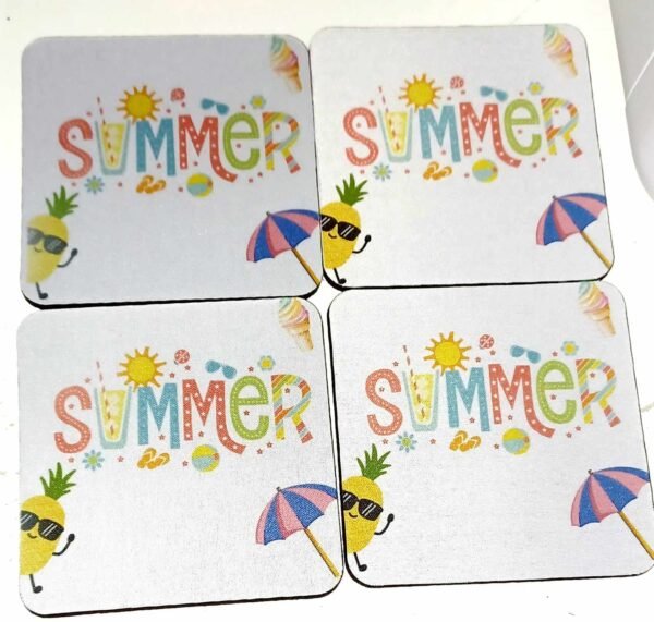 Coasters 6 pieces - Summer