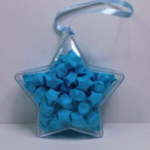 Light Blue Christmas Decorations - Christmas Ornaments Star Shaped