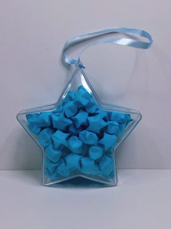 Light Blue Christmas Decorations - Christmas Ornaments Star Shaped