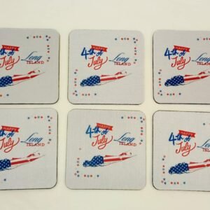 Coasters 6 pieces - 4th of July Long Island