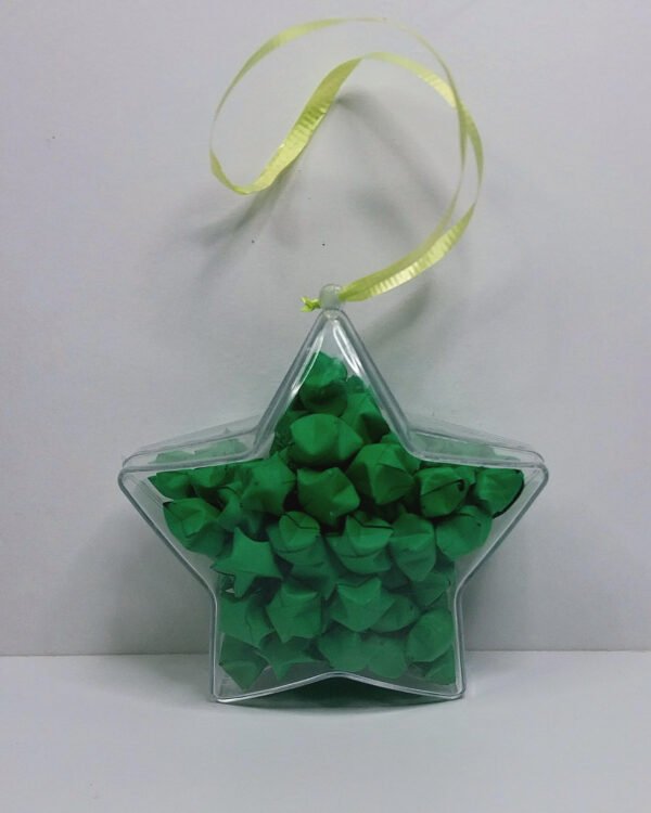 Dark Green Christmas Decorations - Christmas Ornaments Star Shaped