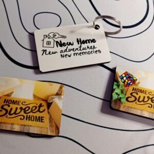 Sweet Home keychain - rectangle