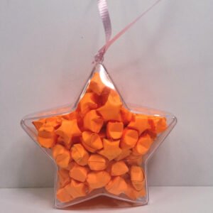 Orange Christmas Decorations - Christmas Ornaments Star Shaped