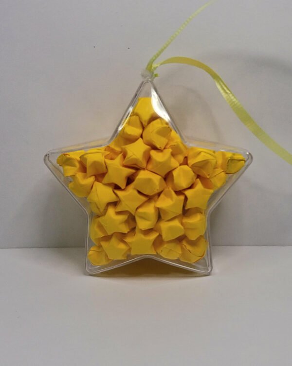 Yellow Christmas Decorations - Christmas Ornaments Star Shaped